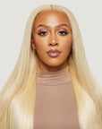 Very Straight Blonde HD Lace Wigs (Semi-Custom)