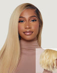 Very Straight Blonde HD Lace Wigs (Semi-Custom)