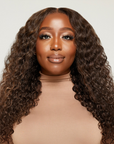 Very Wavy 5X5 HD Lace Closure Wig in 18", Highlights
