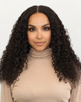 Natural Black Loose Curly HD Lace Wigs