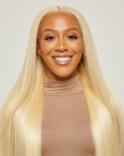 Very Straight Blonde HD Lace Wigs (Semi-Custom)