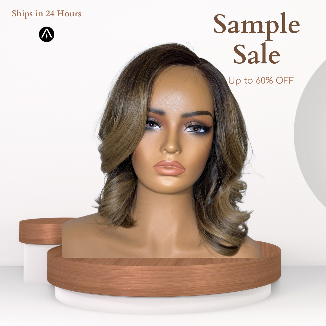 10" Straight Pecan Warm Brown (No. 11) HD Lace Closure Wig