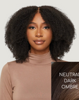 Natural Black Afro Kinky Curly HD Lace Wigs