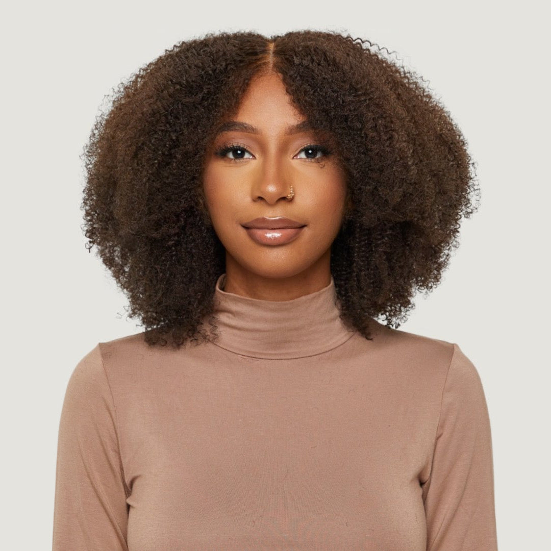 Afro Kinky Curly HD Lace Wigs (Semi-Custom)