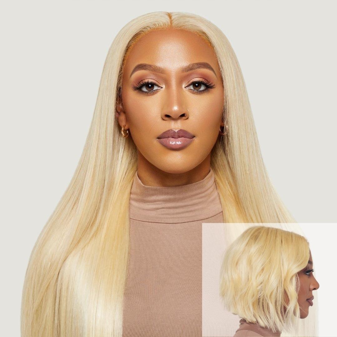 Very Straight Blonde HD Lace Wigs (Semi-Custom)