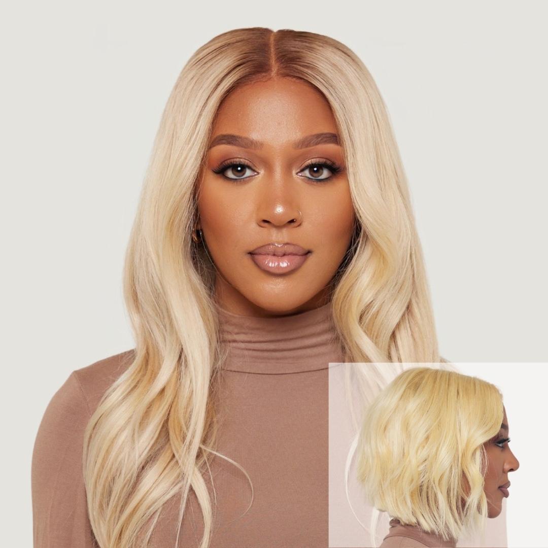 Very Straight Blonde HD Lace Wigs (Semi-Custom)