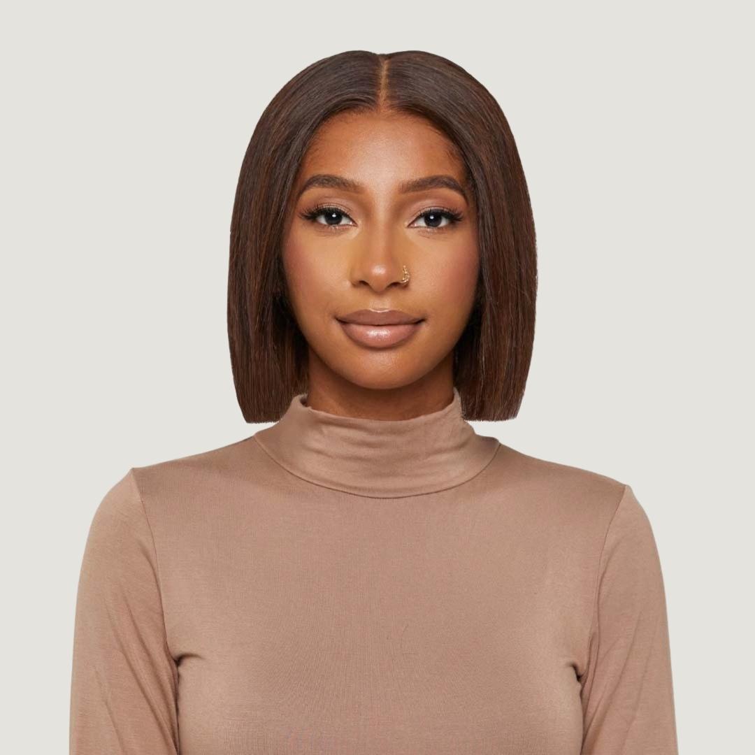 Natural Black Very Straight HD Lace Wigs