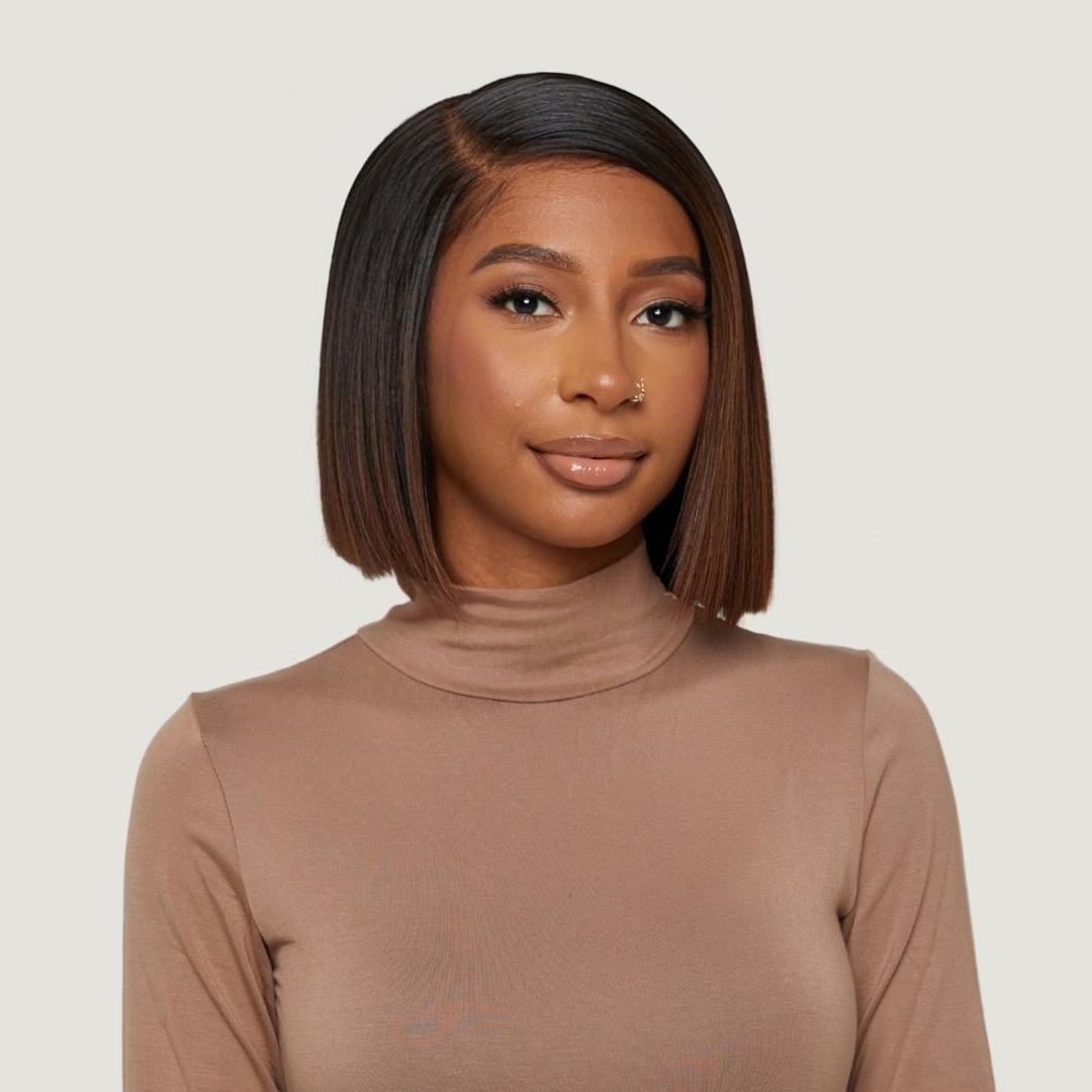 Natural Black Very Straight HD Lace Wigs