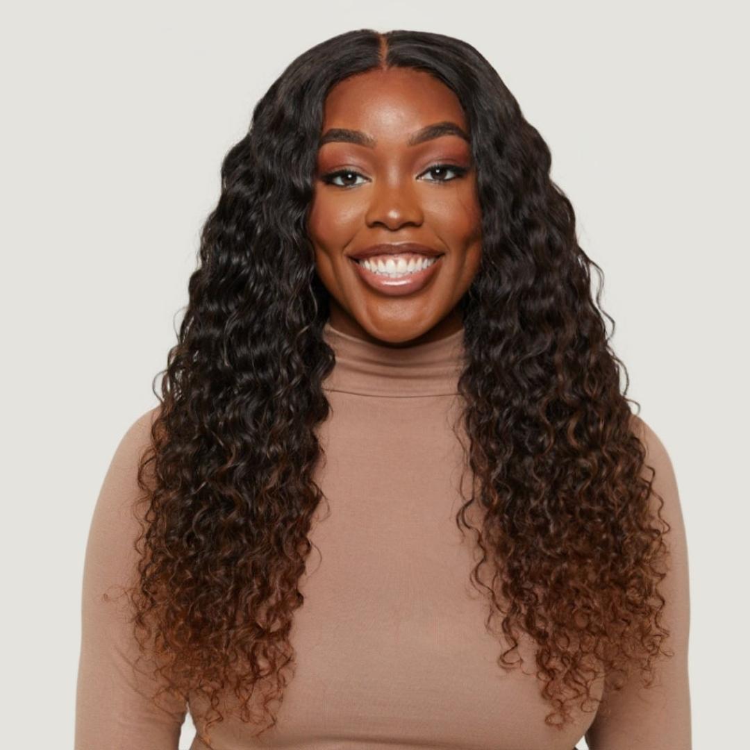 Natural Black Very Wavy HD Lace Wigs
