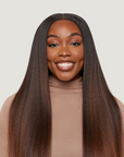 Natural Black Very Straight HD Lace Wigs
