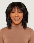 Very Straight HD Lace Wig in 10" with Bangs