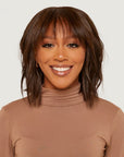 Very Straight HD Lace Wig in 10" with Bangs